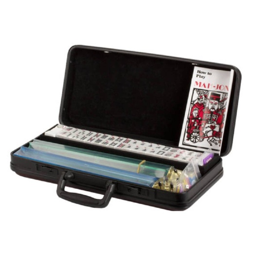 Burgundy Hardcase Western Mah Jong
