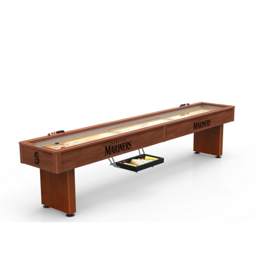 Seattle Mariners 12' Shuffleboard Table By The Holland Bar Stool Co