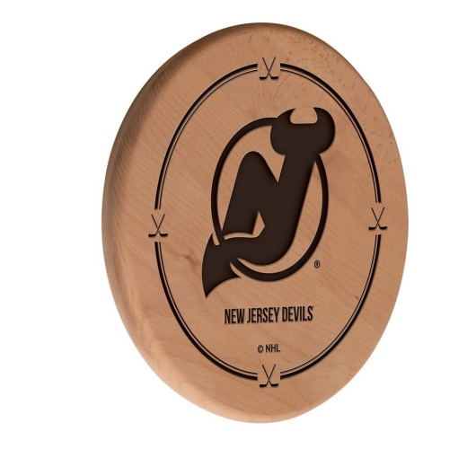 Jersey Devils Laser Engraved Wood Sign By The Holland Bar Stool Co