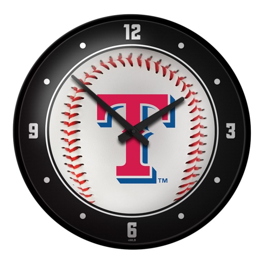 Texas Rangers: Baseball Modern Disc Wall Clock