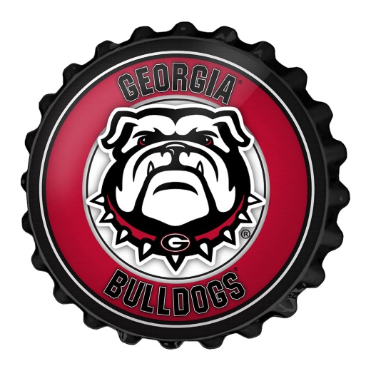 Georgia Bulldogs: Uga Bottle Cap Wall Sign
