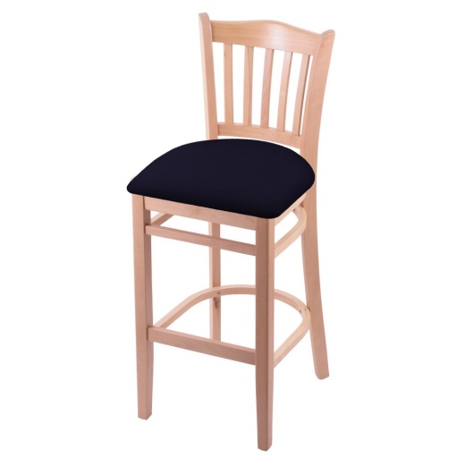 3120 25" Counter Stool With Natural Finish And Canter Twilight Seat