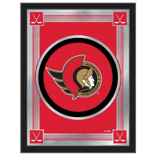 Ottawa Senators 17" X 22" Logo Mirror By Holland Bar Stool Company