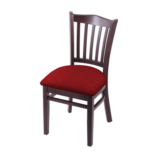 3120 18" Chair With Dark Cherry Finish And Graph Ruby Seat