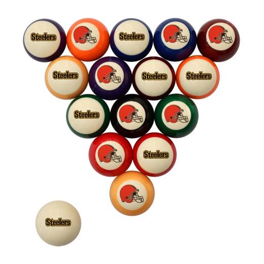 Cleveland Browns Vs Pittsburgh Steelers Rivalry Retro Ball Set