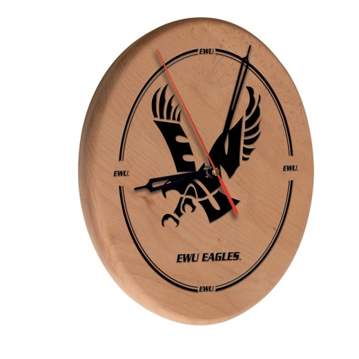 Eastern Washington Laser Engraved Wood Clock By The Holland Bar Stool Co