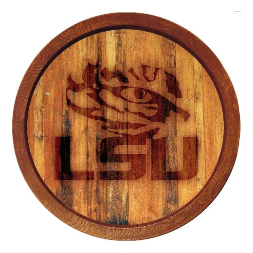 Lsu Tigers 20" Barrel Team Logo Wall Sign