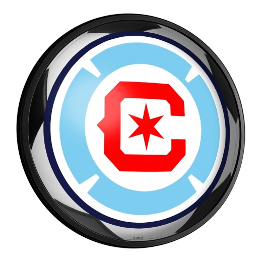 Chicago Fire: Soccer Round Slimline Lighted Wall Sign