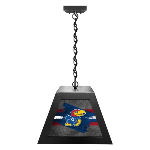 University Of Kansas Pendant Box Light By Holland Bar Stool Company