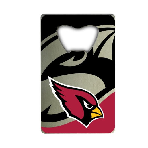 Arizona Cardinals Credit Card Style Bottle Opener 2" X 3.25"
