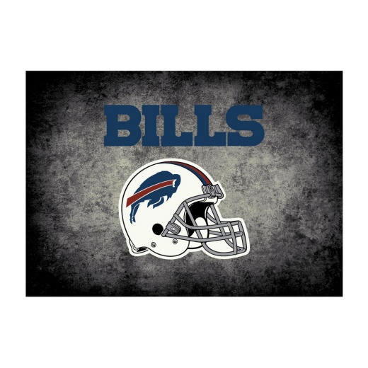 Buffalo Bills 8'X11' Distressed Rug