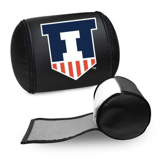 Display Pillow With Illinois Athletics Shield Logo