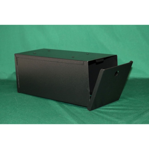 Black Metal Dealing Shoe Drawer