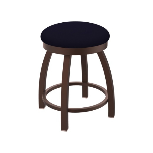 802 Misha 18" Swivel Vanity Stool With Bronze Finish And Canter Twilight Seat