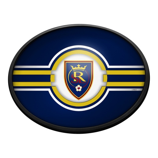 Real Salt Lake: Oval Slimline Lighted Wall Sign