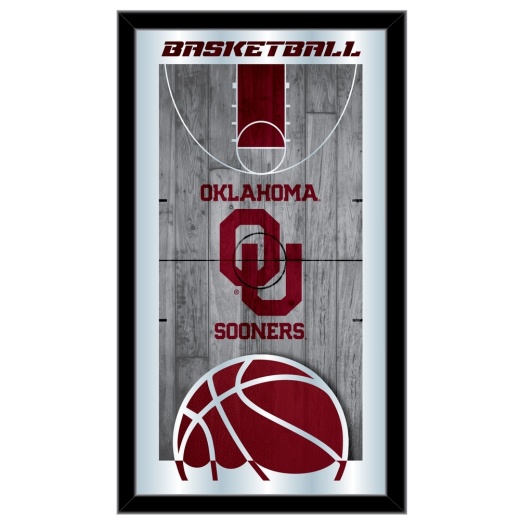 Oklahoma 15" X 26" Basketball Mirror By Holland Bar Stool Company