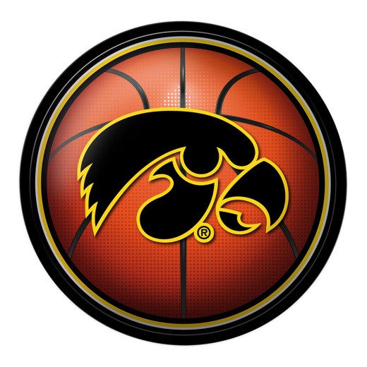 Iowa Hawkeyes: Basketball Modern Disc Wall Sign
