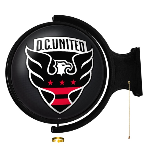 D.C. United: Original Round Rotating Lighted Wall Sign