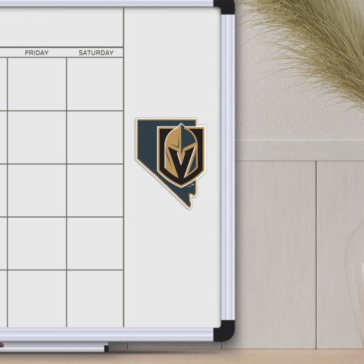 Vegas Golden Knights Team State Shape Decal Sticker