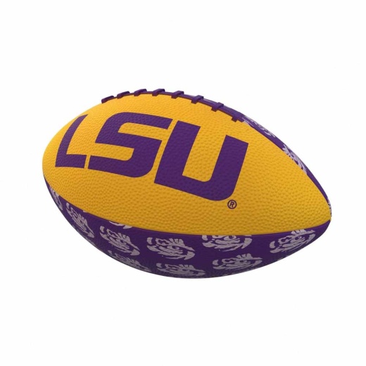 Lsu Repeating Minisize Rubber Football