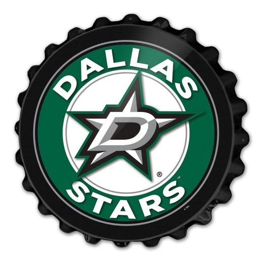 Dallas Stars: Bottle Cap Wall Sign