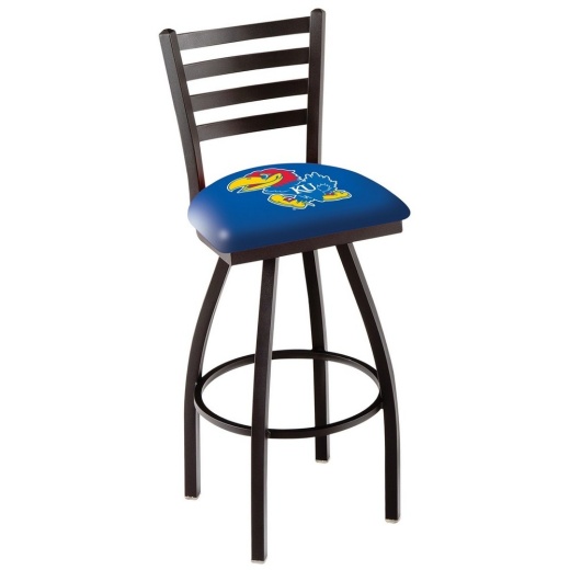 L014 Kansas Swivel Stool With Black Wrinkle Finish