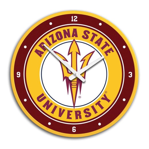 Arizona State Sun Devils: Modern Disc Wall Clock