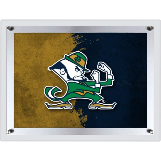 Notre Dame (Leprechaun) Backlit Led Sign By Holland Bar Stool Company