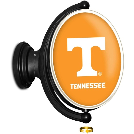 Tennessee Volunteers: Original Oval Rotating Lighted Wall Sign