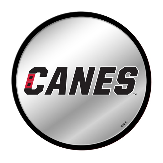 Carolina Hurricanes: Secondary Logo Modern Disc Mirrored Wall Sign
