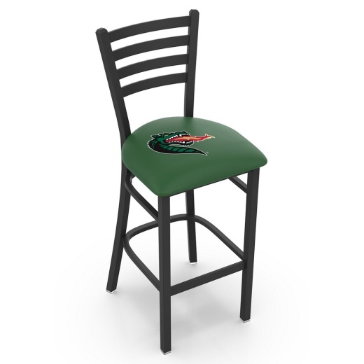 L004 Uab 25" Stationary Counter Stool With Black Wrinkle Finish