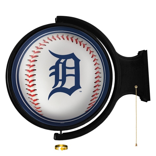 Detroit Tigers: Baseball Original Round Rotating Lighted Wall Sign