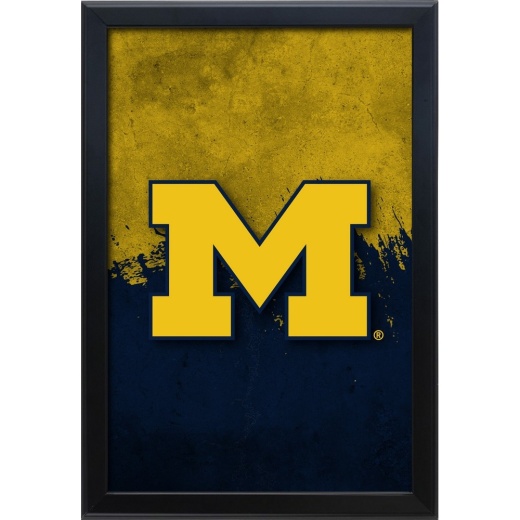 University Of Michigan 15.75" X 23.5" Led Snap Frame Lightbox By Holland Bar Stool Company