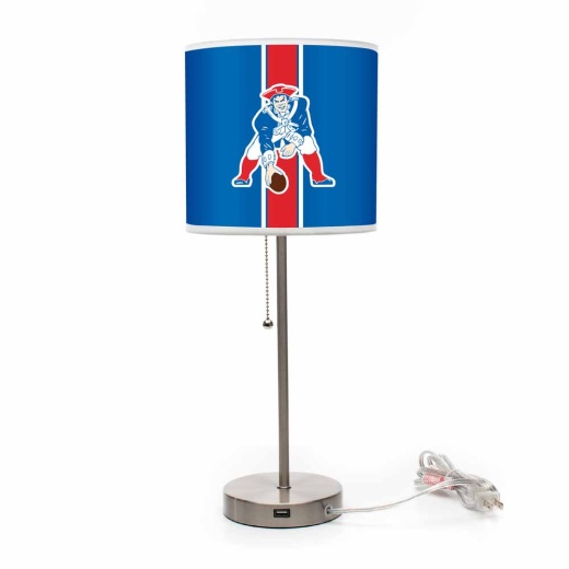 Vintage England Patriots Chrome Lamp
