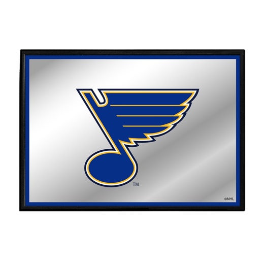 St. Louis Blues: Framed Mirrored Wall Sign