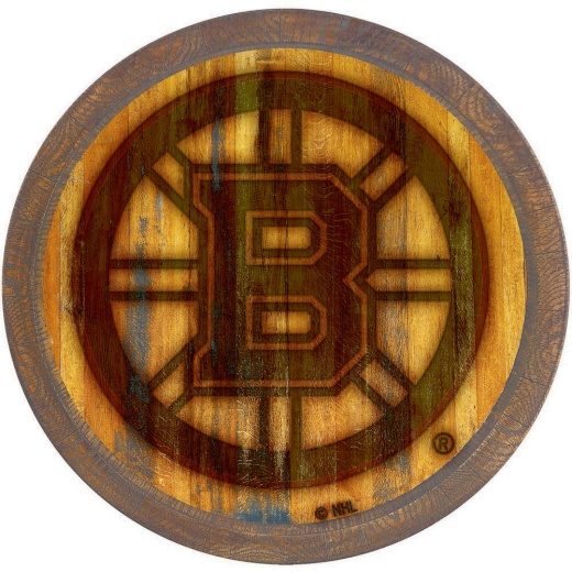 Boston Bruins: Branded "Faux" Barrel Top Sign