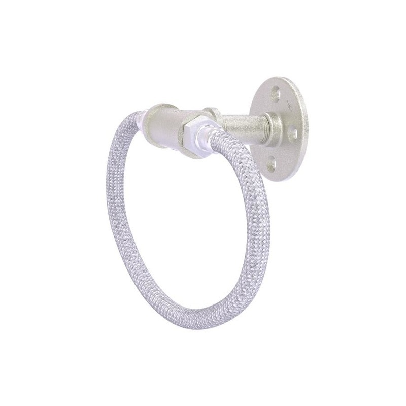Pipeline Towel Ring With Stainless Steel Braided Ring