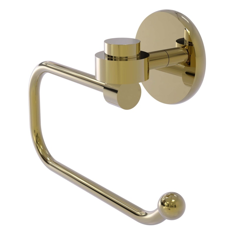 Satellite Orbit One Collection Euro Style Toilet Tissue Holder Unlacquered Brass / Smooth