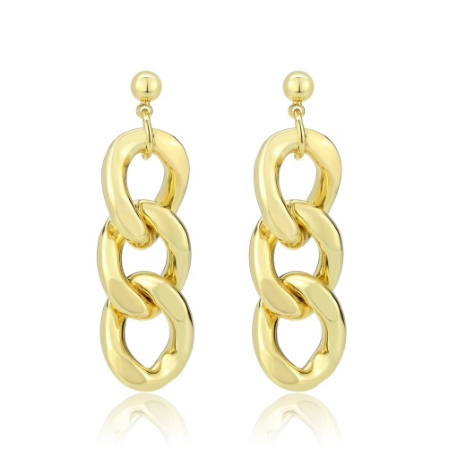 Alamode Flash Gold Brass Earring with No Stone