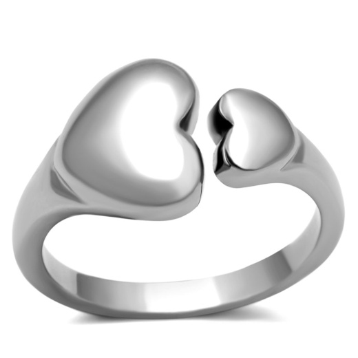 Alamode Tk1000 - High Polished Stainless Steel Ring With No Stone