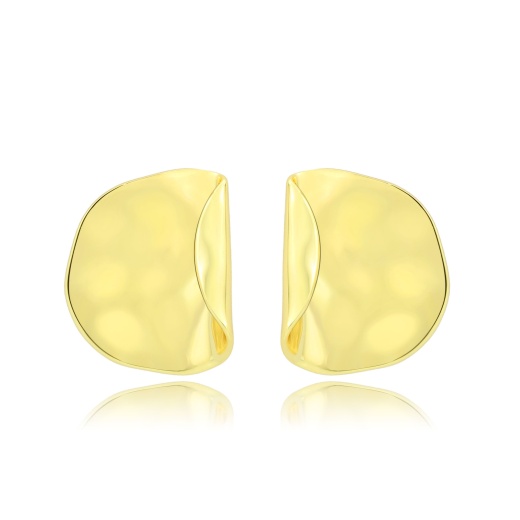 Alamode 3W1760g Flash Gold Brass Earrings with No Stone