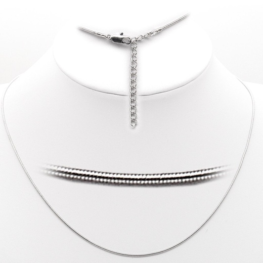 Rhodium Brass Chain With No Stone - Alamode New Products