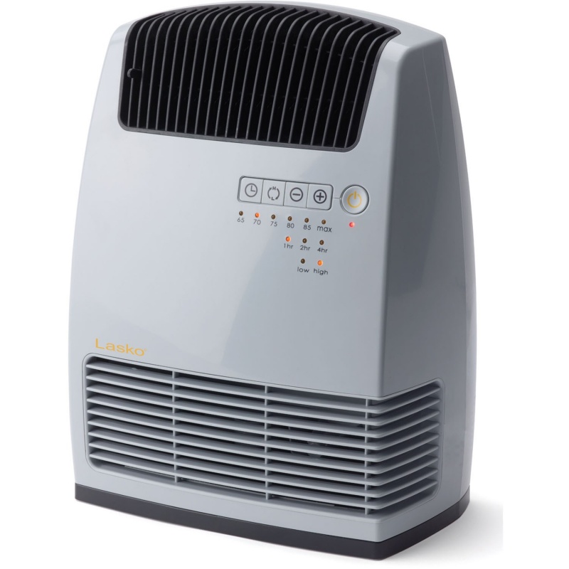 Electronic Ceramic Heater With Warm Air Motion Technology - Black