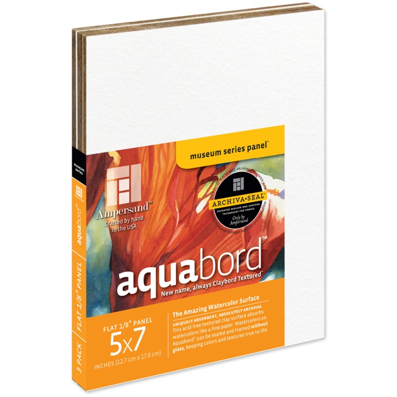 Aquabord 1/8" Flat - 3Pk 5x7