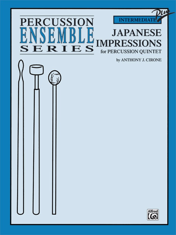 Japanese Impressions For Percussion Quintet Book