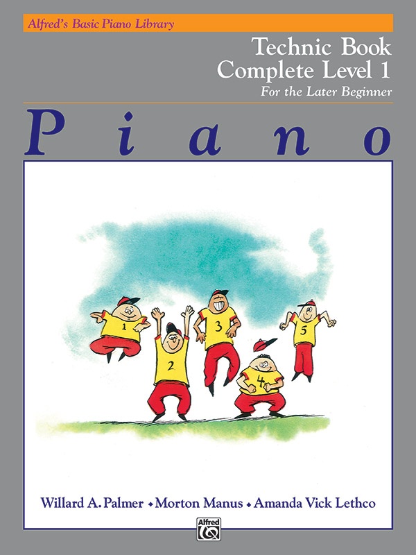 Alfred's Basic Piano Library: Technic Book Complete 1 (1A/1B) For The Later Beginner Book