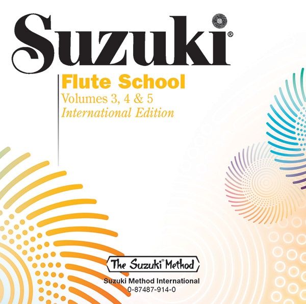 Suzuki Flute School Cd, Volume 3, 4 & 5 (Revised) International Edition
