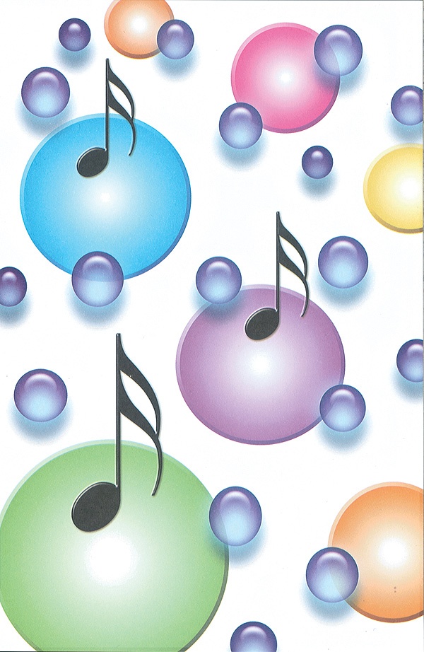 Schaum Recital Programs (Blank) #68: Notes And Bubbles 25 Programs (Blank)