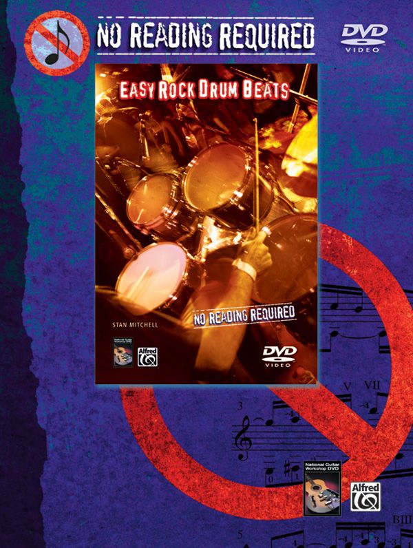 No Reading Required: Easy Rock Drum Beats Dvd