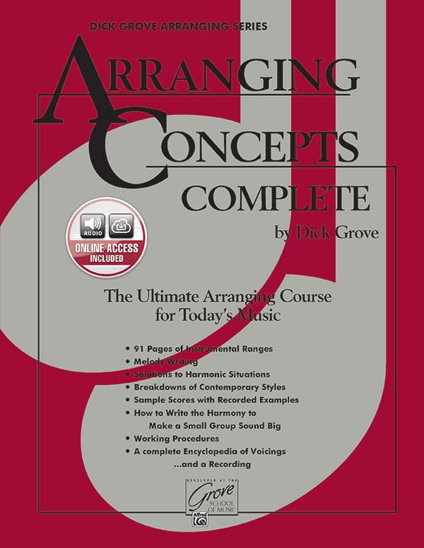 Arranging Concepts Complete Comb Bound Book & Online Audio